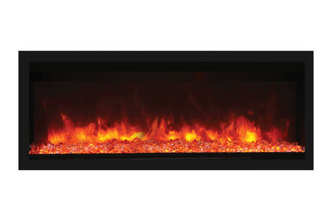 Image of Remii 65 inch Extra Tall Built-In Indoor Outdoor Electric Fireplace | Heater | 102765-XT | Electric Fireplaces Depot