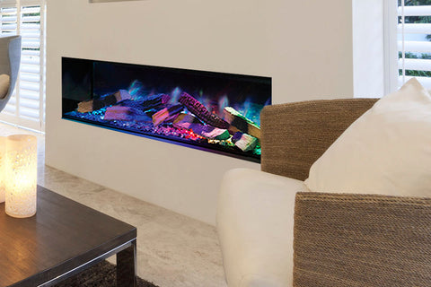 Image of European Home Evonicfires 60 Inch Linnea Halo Series Built-In Linear Electric Fireplace | EV-FP-Halo-LINNEA | Electric Fireplaces Depot