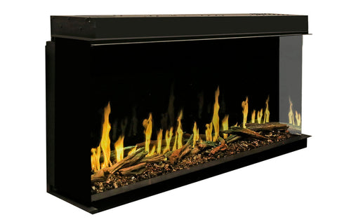 Image of Modern Flames Orion Multi-Sided 100-inch Heliovision Virtual Smart Built In Electric Fireplace - OR100-MULTI