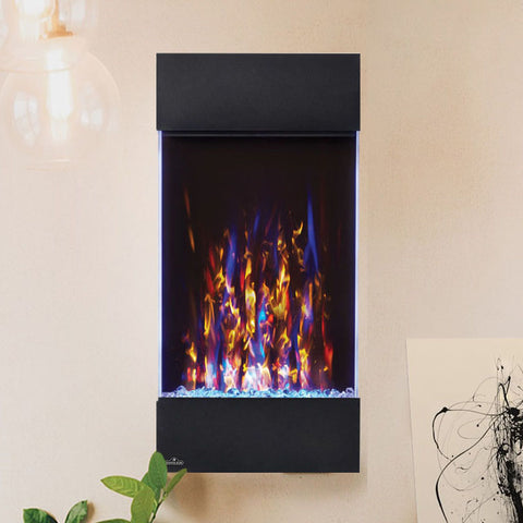 Image of Napoleon Allure Vertical 38 Inch Wall Mount Electric Fireplace - NEFVC38H - Electric Fireplaces Depot