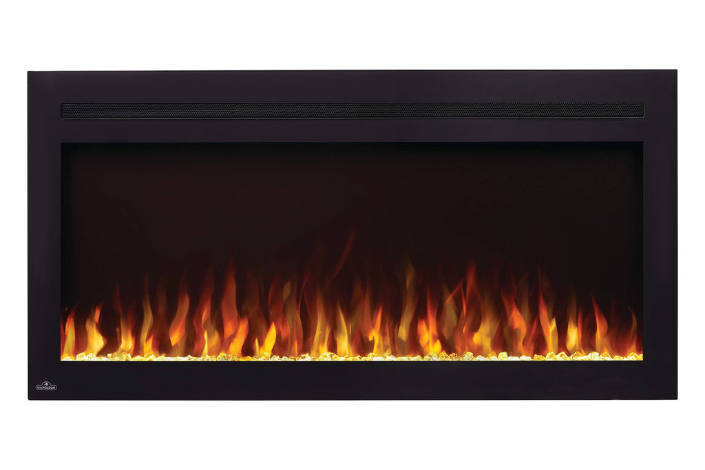 Napoleon Purview 42 Inch Wall Mount Built In Recessed Electric Fireplace | NEFL42HI | Pureview Electric Insert | Electric Fireplaces Depot