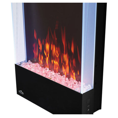 Image of Napoleon Allure Vertical 32 Inch Wall Mount Electric Fireplace - NEFVC32H - Electric Fireplaces Depot