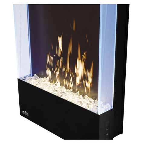 Image of Napoleon Allure Vertical 38 Inch Wall Mount Electric Fireplace - NEFVC38H - Electric Fireplaces Depot