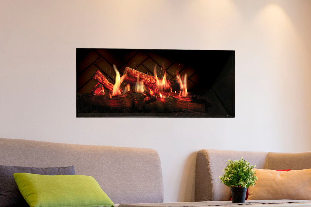 Opti-V Solo  30'' Virtual Built-In Linear Electric Fireplace by Dimplex