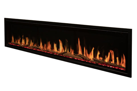 Image of Modern Flames Orion Slim 100 Inch Heliovision Virtual Recessed Wall Mount Electric Fireplace - OR100-SLIM