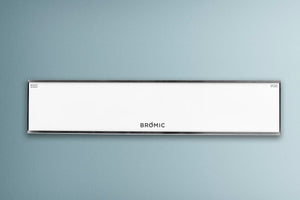 Bromic Platinum Marine Smart-Heat 2300 Watt Outdoor Electric Patio Heater White | Platinum 33 in Electric Radiant Heater | BH0320017