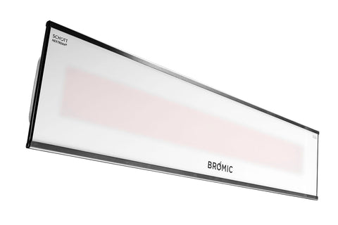 Image of Bromic Platinum Smart-Heat 2300 Watt Outdoor Electric Patio Heater White | Platinum 33 in Electric Radiant Heater | BH0320007