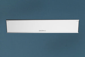 Bromic Platinum Marine Smart-Heat 4500Watt Infrared Electric Patio Heater White | 53in Electric Radiant Heater | BH3622003