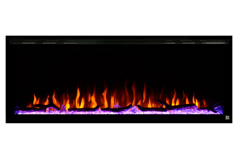 Image of Touchstone Sideline Elite 42 inch Built-In Recessed Flush Mount Electric Fireplace - 80042 - Electric Fireplaces Depot