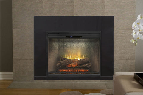 Dimplex Revillusion 30 inch Built In Electric Fireplace Weathered Concrete - Firebox - Heater - RBF30WC - Electric Fireplaces Depot