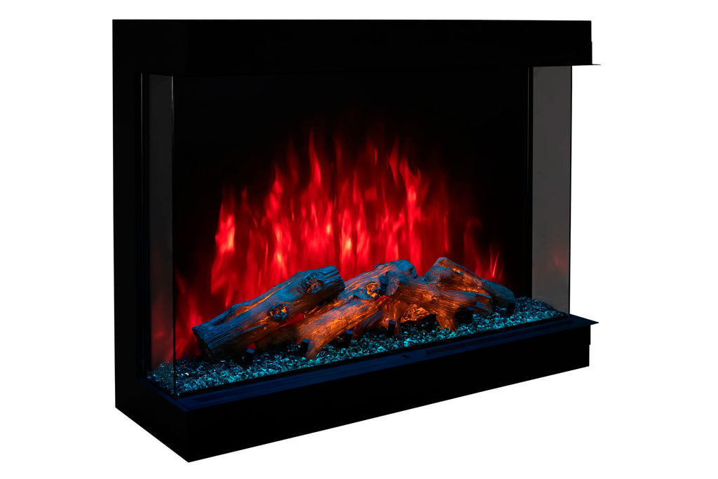Modern Flames Sedona Pro Multi 36-inch 3 Sided 2 Sided Built In Wall Mount Electric Fireplace | Electric Firebox |SPM-3626 | Electric Fireplaces Depot