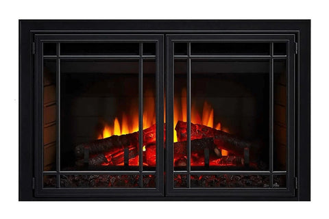 Image of Hearth & Home SimpliFire 25 inch Electric Fireplace Insert SF-INS25 - SimpliFire Electric 25'' Firebox Doors