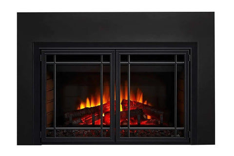 Image of Hearth & Home SimpliFire 25 inch Electric Fireplace Insert SF-INS25 - SimpliFire Electric 25'' Firebox Small Trim Doors