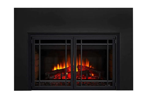 Image of Hearth & Home SimpliFire 25 inch Electric Fireplace Insert SF-INS25 - SimpliFire Electric 25'' Firebox Large Trim Doors