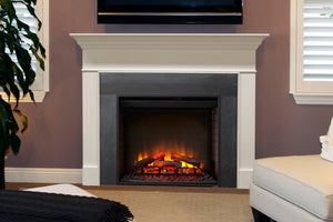 Hearth & Home SimpliFire 30 inch Built-In Electric Firebox Insert | Electric Fireplace | SF-BI30-EB | Electric Fireplaces Depot
