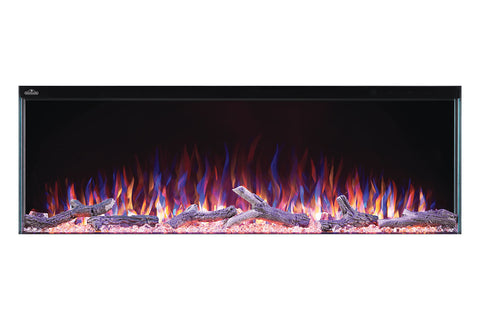 Napoleon Trivista 50-inch 3 Sided Built In Fully Recessed Electric Fireplace | NEFB50H-3SV | 2 Sided Electric Firepalce Insert | Electric Fireplaces Depot