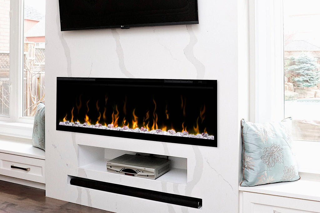 Dimplex 50 Dimplex Ignite XL 50 inch Electric Fireplace with Driftwood Log Kit ...