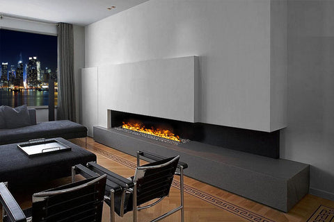 Image of Aquafire Water Vapor 40'' Built-In Electric Fireplace Insert | Water Mist Electric Fireplace | AWA-40-100 | Electric Fireplaces Depot