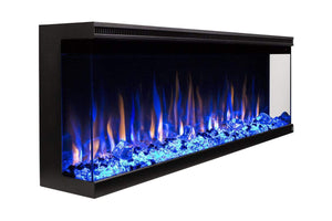 Touchstone Sideline Infinity 50'' Smart 3-Sided / 2-Sided Recessed Electric Fireplace