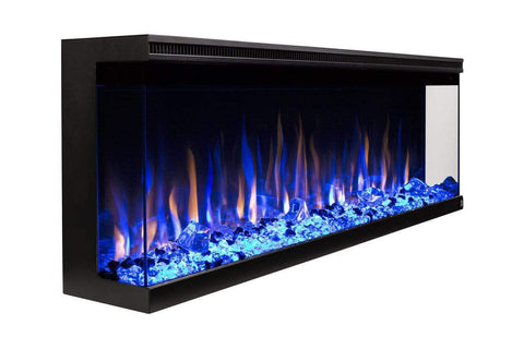 Image of Touchstone Sideline Infinity Smart 3-Sided 2-Sided Built-In Recessed Electric Fireplace 