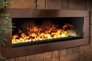 Returned Aquafire Water Vapor 40 in Built-In Electric Fireplace Insert | Water Mist Electric Fireplace | AWA-40-100-OB