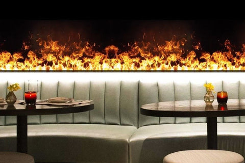 Image of Aquafire Water Vapor 60'' Built-In Electric Fireplace Insert | Water Mist Electric Fireplace | AWA-60-150 | Electric Fireplaces Depot
