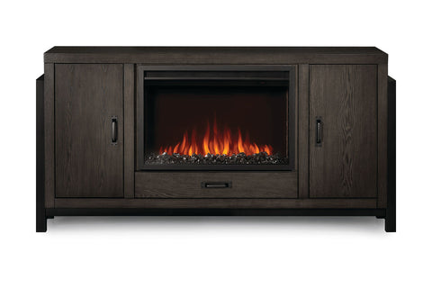 Image of Napoleon Franklin Media Console in Oak | Cineview 30'' Electric Firebox