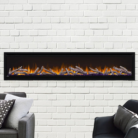 Image of Napoleon Alluravision 74-inch Deep Wall Mount Electric Fireplace - Linear - NEFL74CHD - NEFL74CHD1 - Electric Fireplaces Depot