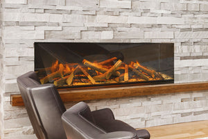 Electric Modern EvonicFires 60 Inch Built-In Wall Mount Linear Electric Fireplace - E60 - Electric Fireplaces Depot