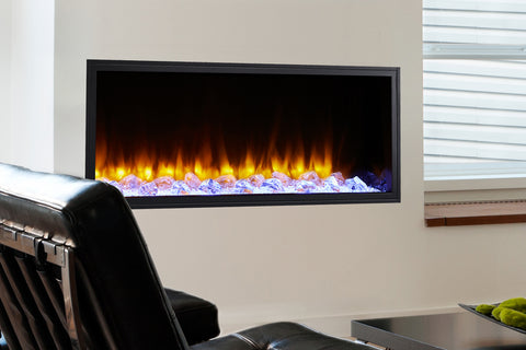 Image of Hearth & Home SimpliFire Scion 43-inch Built-In Linear Electric Fireplace | SF-SC43-BK | Modern Electric Fireplace  |  Electric Fireplaces Depot