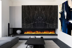 AFireWater® Prestige Pro 60'' Built-In Electric Fireplace Insert
