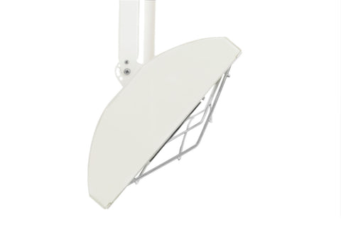 Image of Infratech C-Series CD-Series Adjustable Mounting Drop Pole in White Finish | Infratech Drop Pole Kit | 13-1246WH