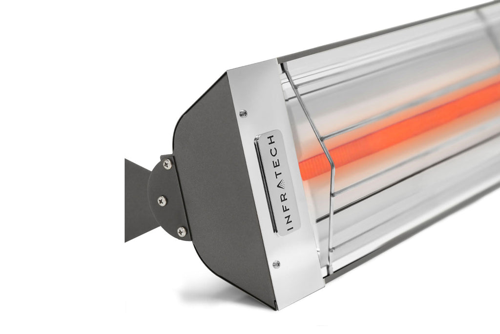 Infratech W Series Single Element 4000 Watt 480V Outdoor Infrared Electric Heater | Infratech 61 1/4 in Radiant Heater | W4048GR