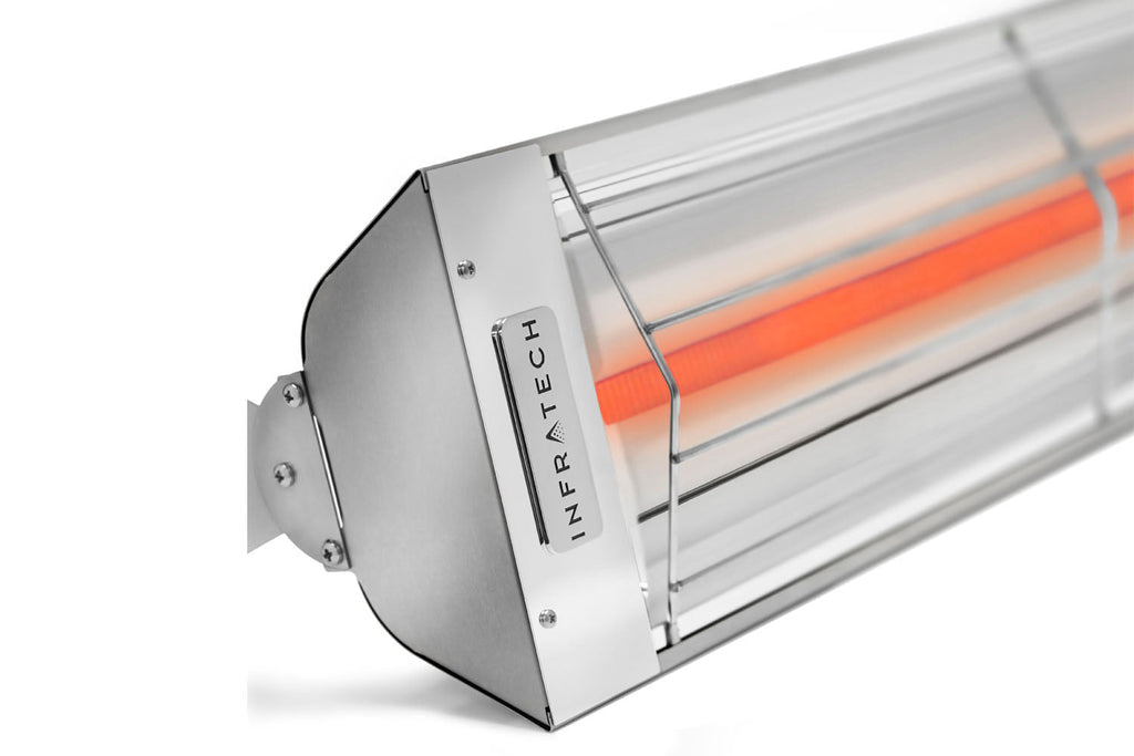Infratech W Series Single Element 4000 Watt 208V Outdoor Infrared Electric Heater | Infratech 61 1/4 in Radiant Heater | W4028SS