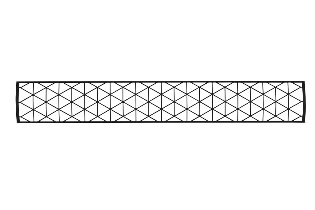 Infratech Motif Contemporary Double Element Decorative Fascia Kit in Black Finish | BL1D39 BL1D61