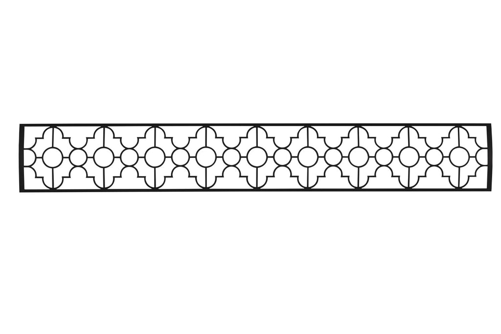 Infratech Motif Mediterranean Single Element Decorative Fascia Kit in Black Finish | BL1S39 BL1S61