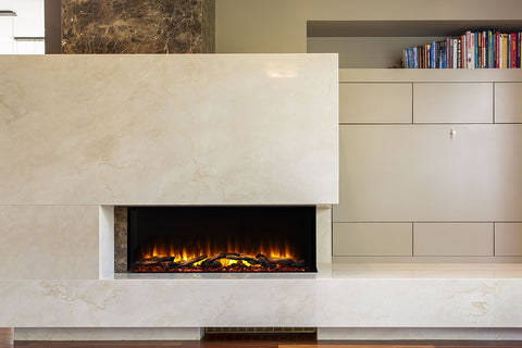 Image of SimpliFire Scion Trinity 43 in Multi-Side Built In Electric Fireplace - SF-SCT43-BK