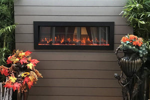 Touchstone Sideline 50 inch Outdoor Buit-in Electric Fireplace - 80017 - Electric Fireplaces Depot